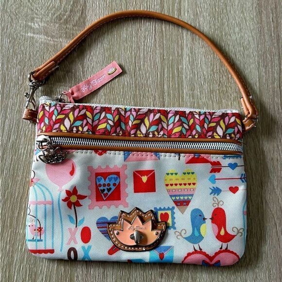 NWOT … LILY BLOOM “Be Mine” Purse / Wristlet And/Or Clutch - Picture 1 of 4